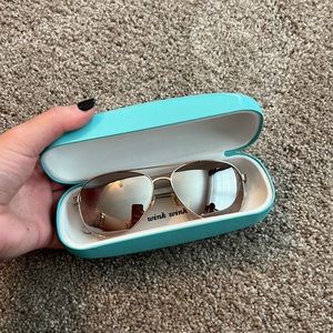 Rose gold Kate spade sunglasses